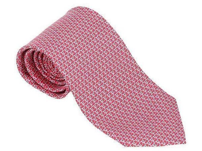 Salvatore Ferragamo Cravatta in seta con stampa Trico - vista 3