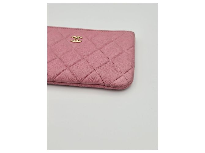 Chanel Classic Caviar Mini Pouch Pink Condition - vista 10