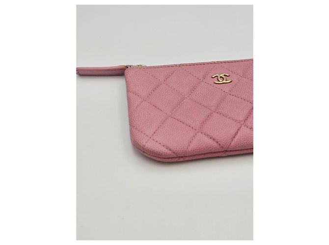 Chanel Classic Caviar Mini Pouch Pink Condition - vista 7