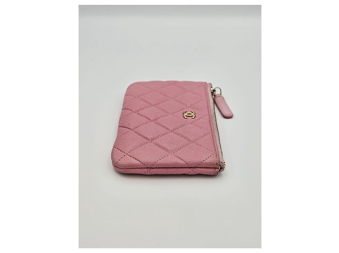 Chanel Classic Caviar Mini Pouch Pink Condition - vista 9