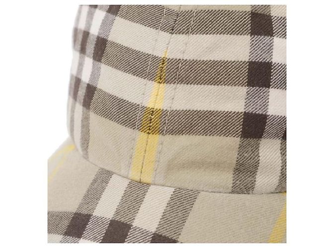Burberry Cappellino da baseball in cotone Check - vista 15