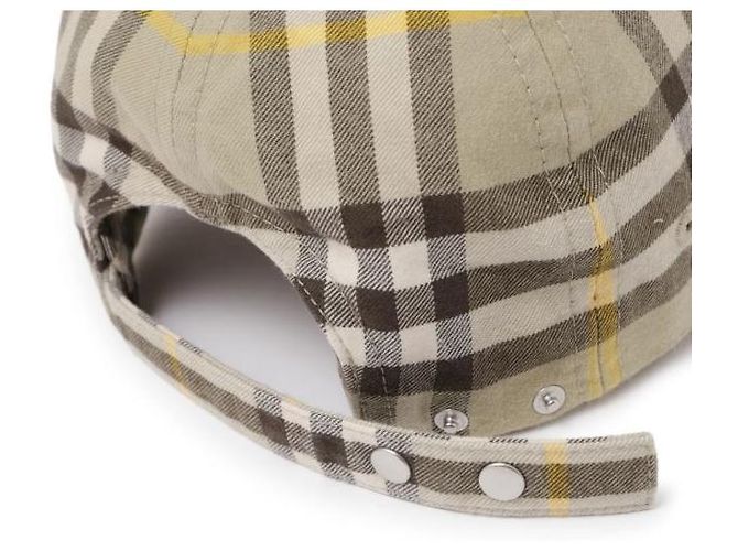 Burberry Cappellino da baseball in cotone Check - vista 5