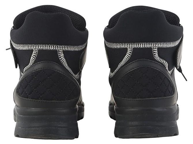 Chanel Bestickte CC High-Top-Sneaker Größe - Ansicht 4