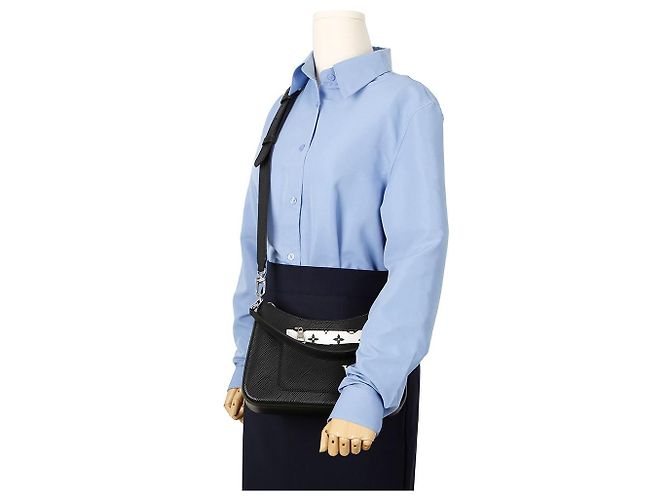 Louis Vuitton Borsa a Tracolla in Pelle Epí Nera - vista 10