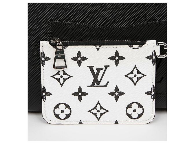 Louis Vuitton Borsa a Tracolla in Pelle Epí Nera - vista 3