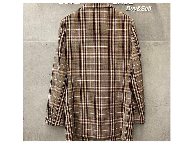 Gucci Women's Wool Check Single Blazer Jacket - view 2