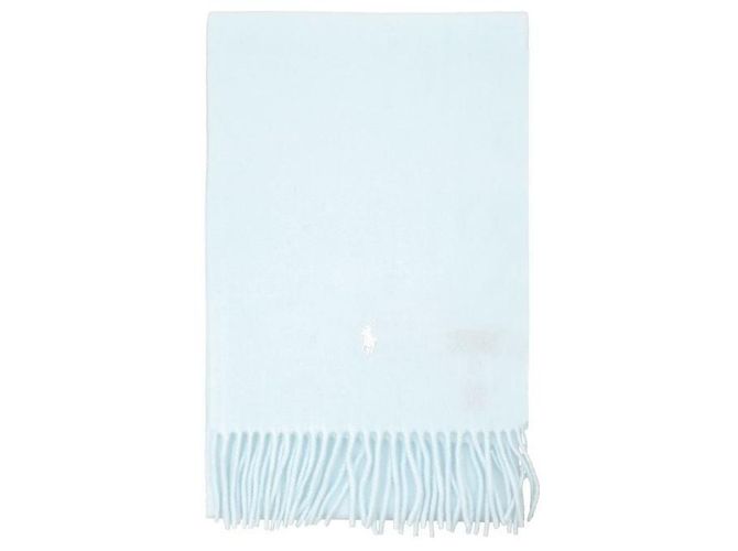 Ralph Lauren Solid Pony Wool Fringe Muffler - view 3