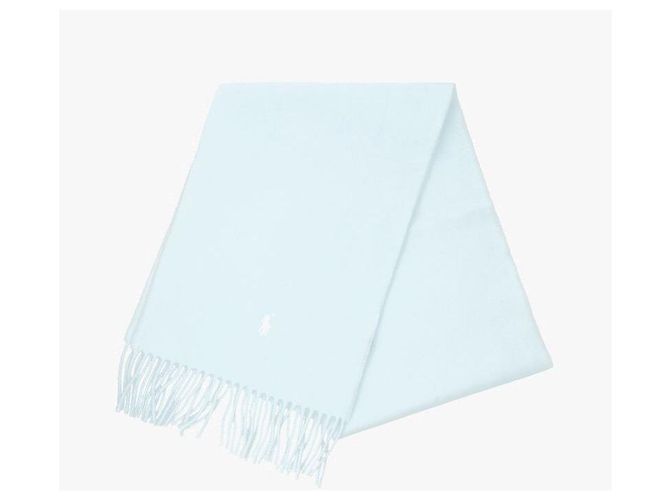 Ralph Lauren Solid Pony Wool Fringe Muffler - view 6