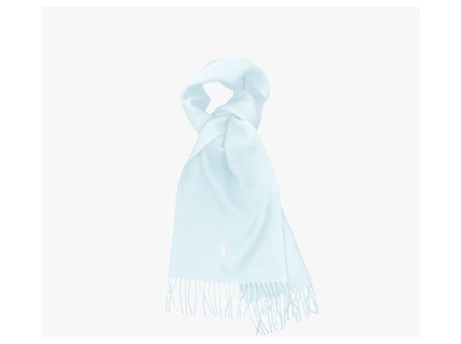 Ralph Lauren Solid Pony Wool Fringe Muffler - view 7
