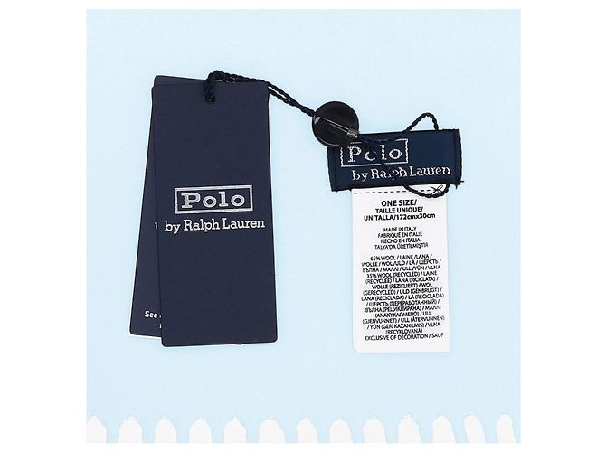 Ralph Lauren Solid Pony Wool Fringe Muffler - view 9