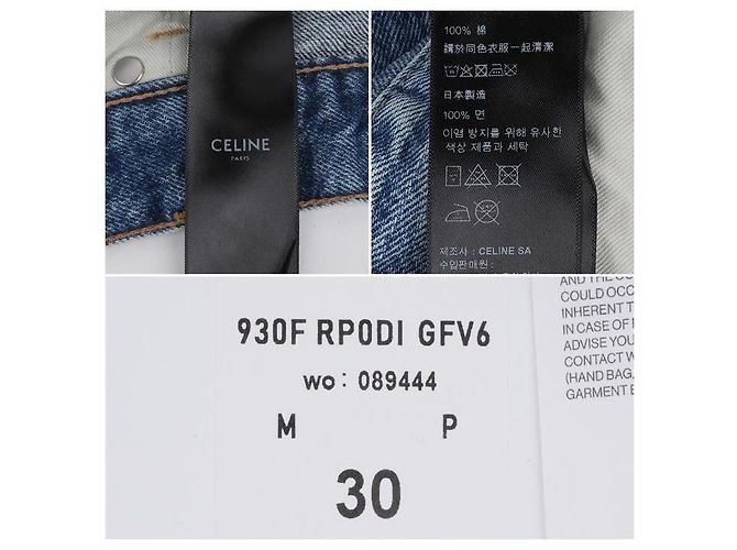 Céline Pantalones de denim Boyfriend Classic Fit - vista 8