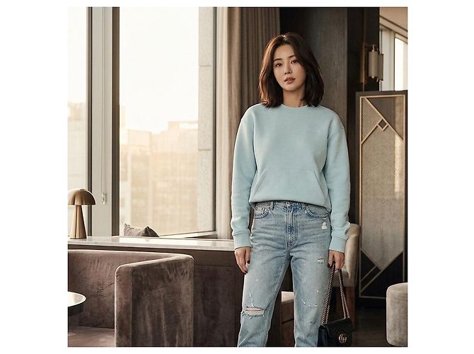 Gucci Sweatshirt für Damen Hellblau - Ansicht 4