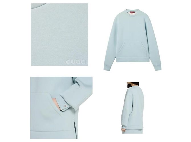 Gucci Sweatshirt für Damen Hellblau - Ansicht 5