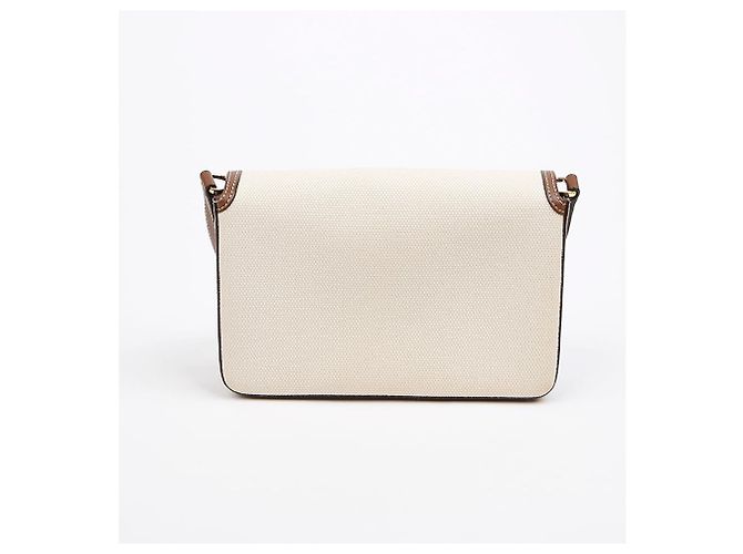 Burberry Mini Borsa a Tracolla in Pelle e Tela con Stampa Hosperry - vista 4
