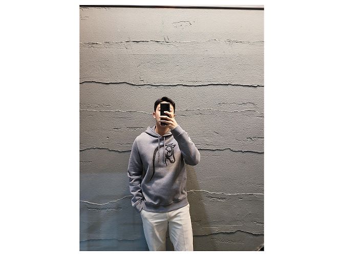 Hermès Leder Hoodie Braun - Ansicht 3