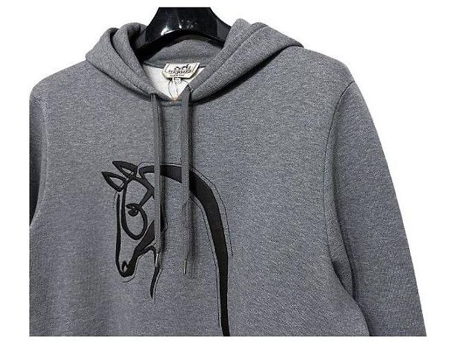 Hermès Leder Hoodie Braun - Ansicht 4