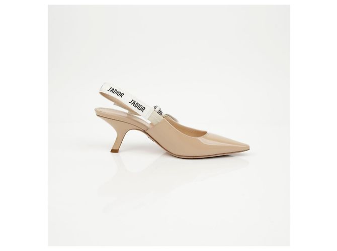 Dior Ballerine slingback in vernice - vista 7