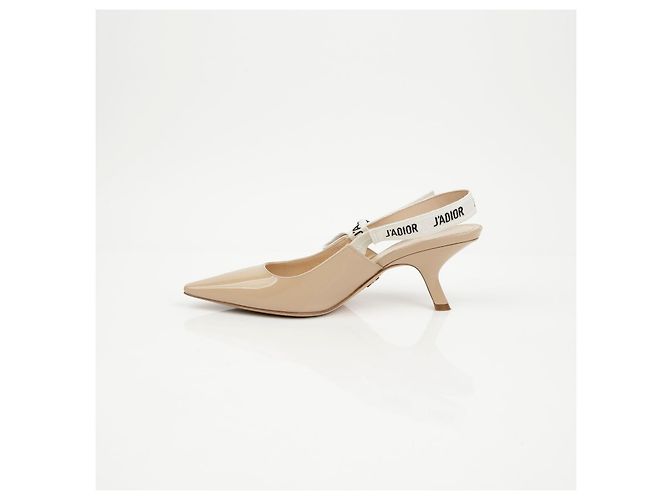 Dior Ballerine slingback in vernice - vista 8