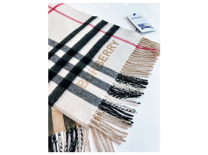 Burberry Contrast Check Kaschmirschal - Ansicht 18