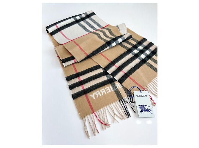Burberry Contrast Check Kaschmirschal - Ansicht 22