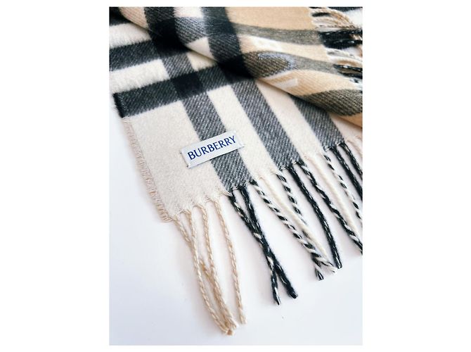 Burberry Contrast Check Kaschmirschal - Ansicht 23