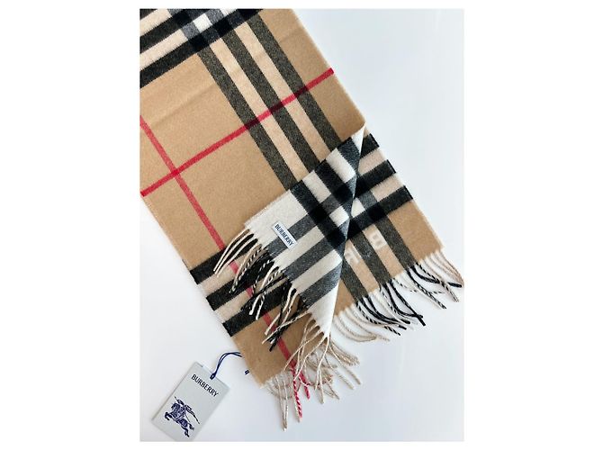 Burberry Contrast Check Kaschmirschal - Ansicht 24