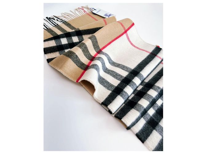 Burberry Contrast Check Kaschmirschal - Ansicht 26