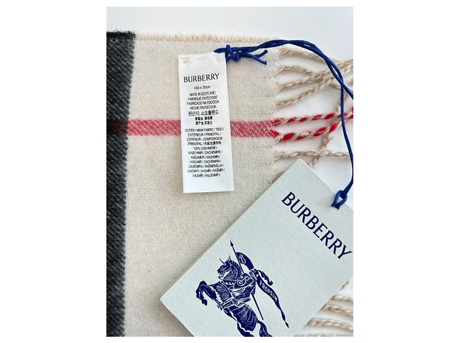 Burberry Contrast Check Kaschmirschal - Ansicht 28