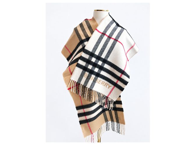 Burberry Contrast Check Kaschmirschal - Ansicht 6