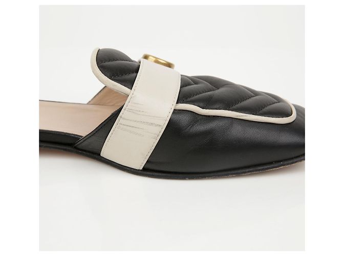 Mule Gucci in pelle marrone - vista 10