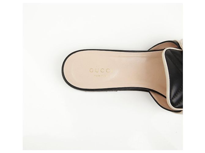 Mule Gucci in pelle marrone - vista 15