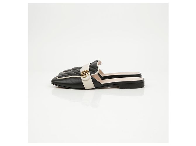 Mule Gucci in pelle marrone - vista 6