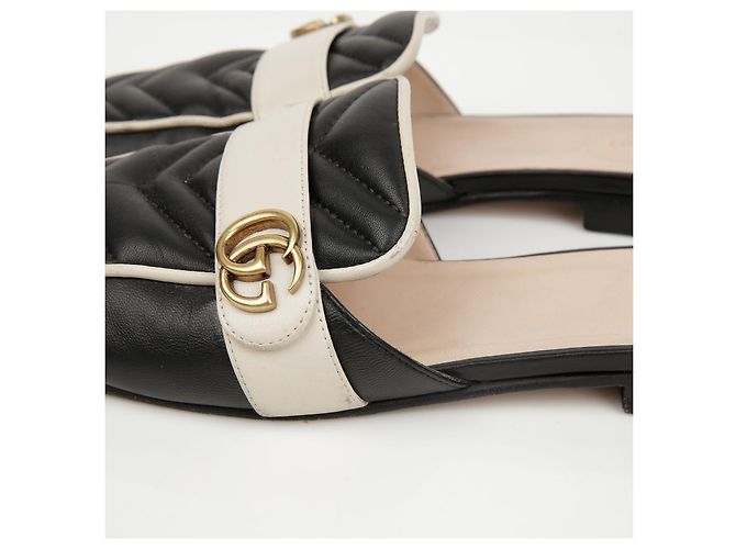 Mule Gucci in pelle marrone - vista 7