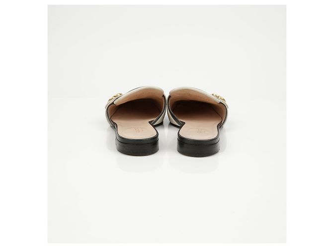 Mule Gucci in pelle marrone - vista 8