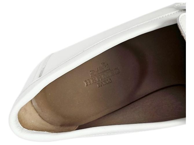 Hermès Mocassini da donna con dettaglio a frange e hardware oro rosa - vista 12