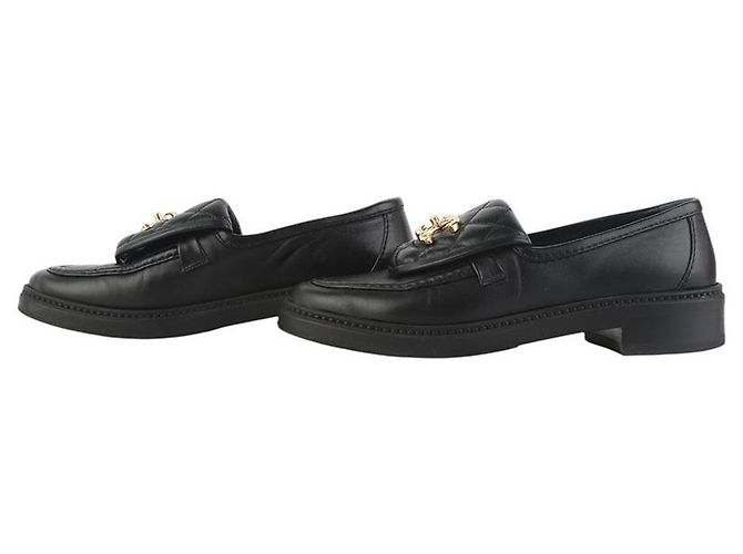 Chanel Mocassino con patta Gold CC Turnlock - vista 5