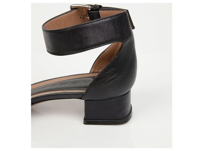 Marni Riemchen Pumps Leder Braun - Ansicht 12