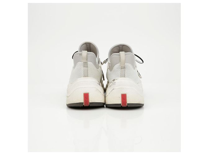 Prada Sneakers in mesh e neoprene White - vista 8