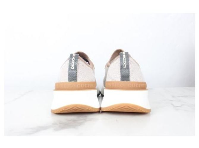 Brunello Cucinelli Baskets Runner en maille de coton - vue 6