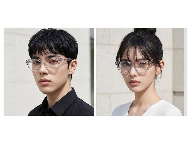 Tom Ford Eyeglass Frame Luxury Blue Light Blocking Translucent Square Acetate Unisex - view 4