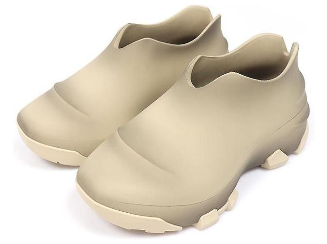 Givenchy Sneakers Monumental Mellow da Uomo in Gomma Opaca Beige - vista 3