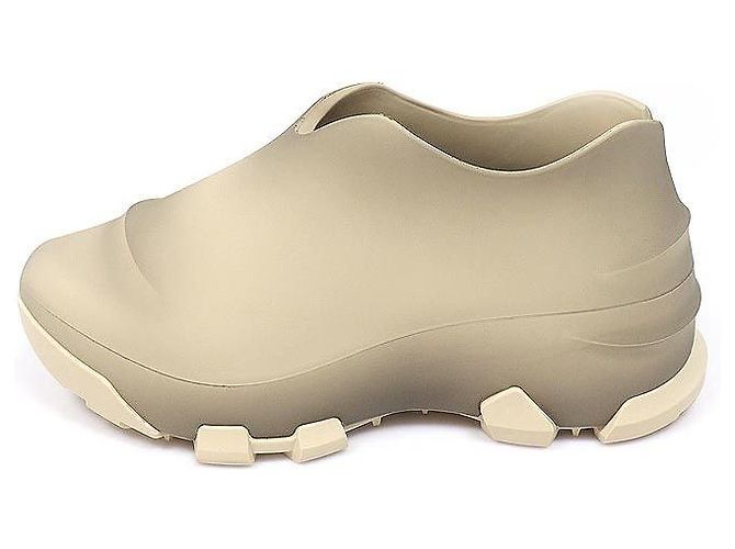 Givenchy Sneakers Monumental Mellow da Uomo in Gomma Opaca Beige - vista 4