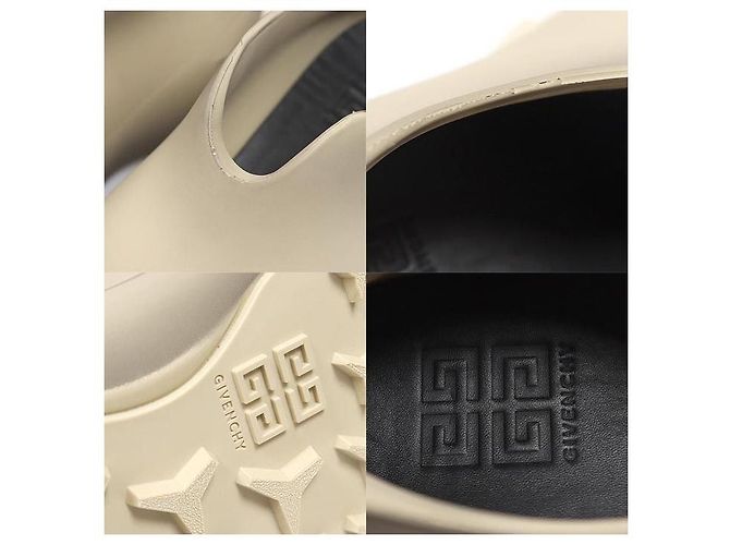 Givenchy Sneakers Monumental Mellow da Uomo in Gomma Opaca Beige - vista 7