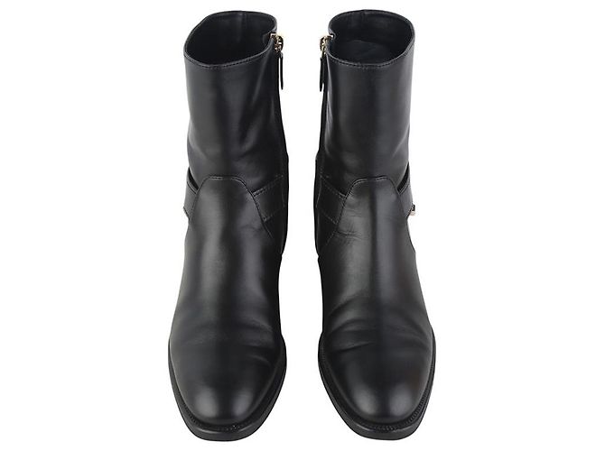 Chanel Botines con cadena CC dorada Talla - vista 2