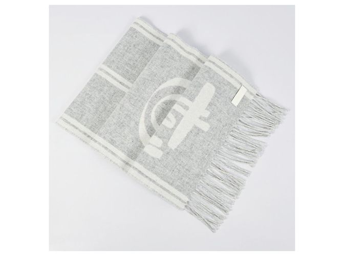 Hermès Sciarpa in cashmere Petite Casaque Lettres Equestres - vista 10