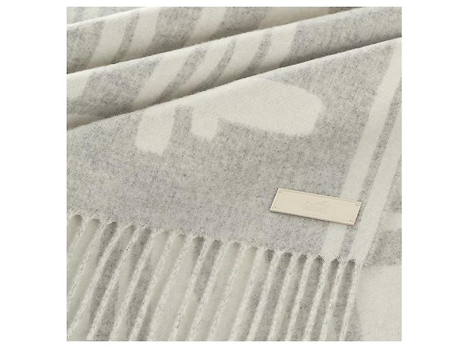 Hermès Sciarpa in cashmere Petite Casaque Lettres Equestres - vista 7