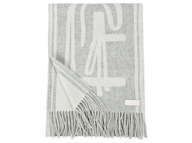 Hermès Sciarpa in cashmere Petite Casaque Lettres Equestres - vista 8