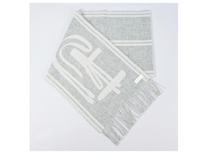Hermès Sciarpa in cashmere Petite Casaque Lettres Equestres - vista 9