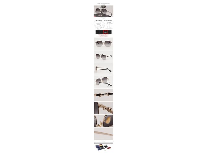 Gucci Sunglasses Oversized Square Gold Frame - view 5