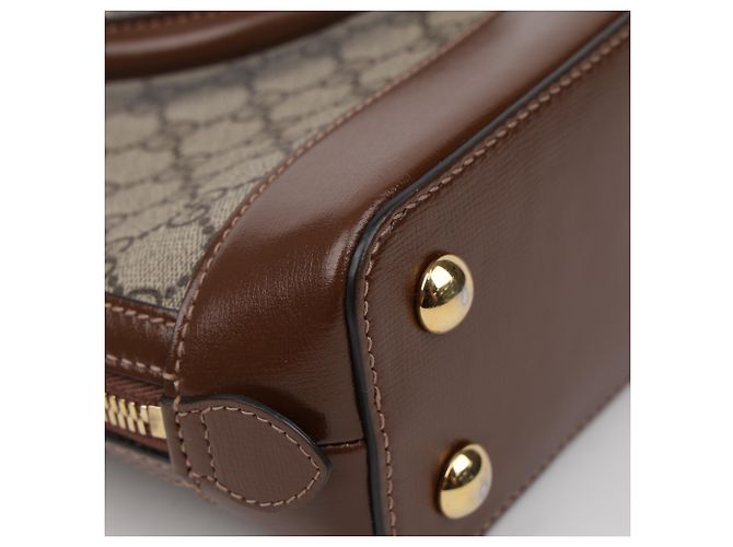 Gucci Borsa piccola con manico Horsebit marrone - vista 10